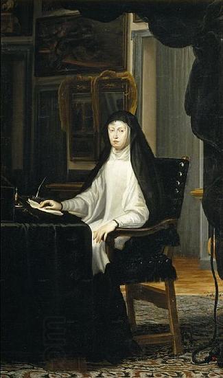 Miranda, Juan Carreno de Portrait of Queen Mariana de Austria as a Widow China oil painting art